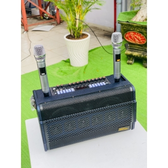 Loa Xách Tay Bluetooth HD 2288, Hệ Thống 2 Bass Đôi 16, 6 Treble, 1 Trung, Công Suất Cực Đại 300W, Âm Thanh Mạnh Mẽ, Chất Âm Trong, Kèm 2 Micro Không Dây Chống Hú, Bắt Sóng Nhạy, Hút Âm Tốt