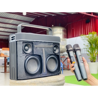 Loa Xách Tay Bluetooth Cao Cấp Xdobo Truth, Công Suất 200W Mạnh Mẽ, Công Nghệ Kháng Nước IPX5, Âm Thanh Vòm 360 Độ, Kèm 2 Micro Không Dây Cao Cấp