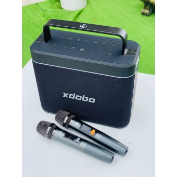 Loa Xách Tay Bluetooth Cao Cấp Xdobo Truth, Công Suất 200W Mạnh Mẽ, Công Nghệ Kháng Nước IPX5, Âm Thanh Vòm 360 Độ, Kèm 2 Micro Không Dây Cao Cấp