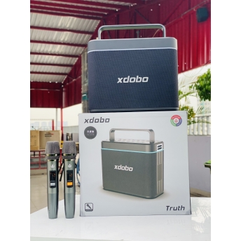 Loa Xách Tay Bluetooth Cao Cấp Xdobo Truth, Công Suất 200W Mạnh Mẽ, Công Nghệ Kháng Nước IPX5, Âm Thanh Vòm 360 Độ, Kèm 2 Micro Không Dây Cao Cấp