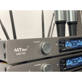 Micro Đầu Thu Cao Cấp Chính Hãng MTMAX UGX122 Sóng UHF, Chất Âm Trong Trẻo, Sơn Phủ Nano Chất Lượng Cao