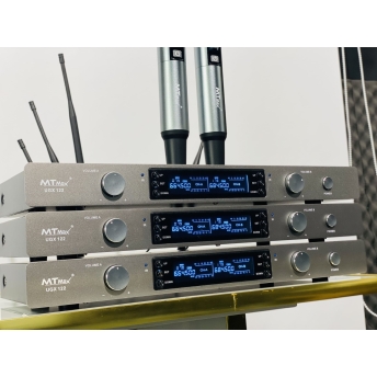 Micro Đầu Thu Cao Cấp Chính Hãng MTMAX UGX122 Sóng UHF, Chất Âm Trong Trẻo, Sơn Phủ Nano Chất Lượng Cao