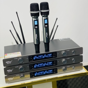 Micro Đầu Thu Cao Cấp Chính Hãng MTMAX UGX122 Sóng UHF, Chất Âm Trong Trẻo, Sơn Phủ Nano Chất Lượng Cao