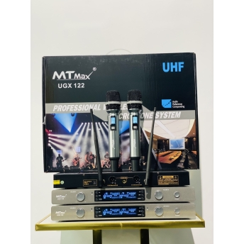 Micro Đầu Thu Cao Cấp Chính Hãng MTMAX UGX122 Sóng UHF, Chất Âm Trong Trẻo, Sơn Phủ Nano Chất Lượng Cao