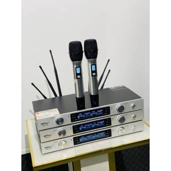 Micro Đầu Thu Cao Cấp Chính Hãng MTMAX UGX123 Tích Hợp Sóng UHF Cho Âm Thanh Ổn Định, Bắt Sóng Siêu Xa Lớp Phủ Nano Cao Cấp, Phù Hợp Karaoke Gia Đình, Hội Nghị, Quán Bar