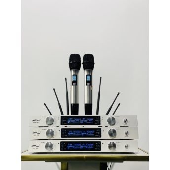 Micro Đầu Thu Cao Cấp Chính Hãng MTMAX UGX123 Tích Hợp Sóng UHF Cho Âm Thanh Ổn Định, Bắt Sóng Siêu Xa Lớp Phủ Nano Cao Cấp, Phù Hợp Karaoke Gia Đình, Hội Nghị, Quán Bar