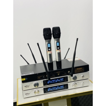 Micro Đầu Thu Cao Cấp Chính Hãng MTMAX UGX123 Tích Hợp Sóng UHF Cho Âm Thanh Ổn Định, Bắt Sóng Siêu Xa Lớp Phủ Nano Cao Cấp, Phù Hợp Karaoke Gia Đình, Hội Nghị, Quán Bar