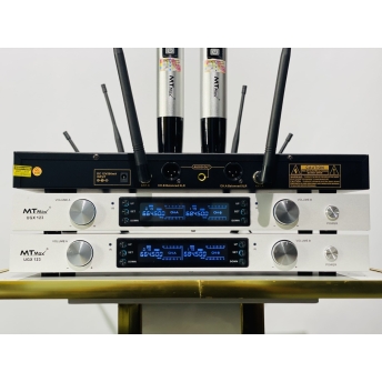 Micro Đầu Thu Cao Cấp Chính Hãng MTMAX UGX123 Tích Hợp Sóng UHF Cho Âm Thanh Ổn Định, Bắt Sóng Siêu Xa Lớp Phủ Nano Cao Cấp, Phù Hợp Karaoke Gia Đình, Hội Nghị, Quán Bar