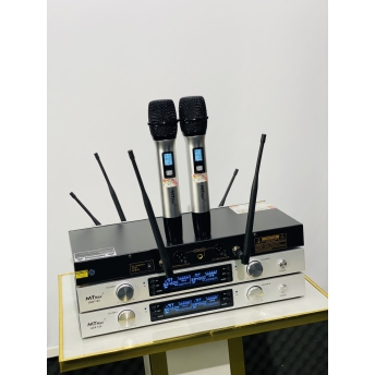 Micro Đầu Thu Cao Cấp Chính Hãng MTMAX UGX123 Tích Hợp Sóng UHF Cho Âm Thanh Ổn Định, Bắt Sóng Siêu Xa Lớp Phủ Nano Cao Cấp, Phù Hợp Karaoke Gia Đình, Hội Nghị, Quán Bar