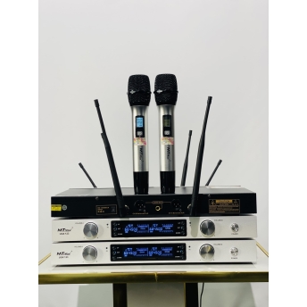Micro Đầu Thu Cao Cấp Chính Hãng MTMAX UGX123 Tích Hợp Sóng UHF Cho Âm Thanh Ổn Định, Bắt Sóng Siêu Xa Lớp Phủ Nano Cao Cấp, Phù Hợp Karaoke Gia Đình, Hội Nghị, Quán Bar