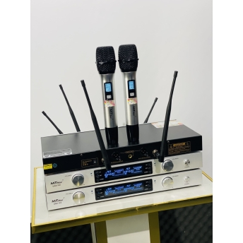Micro Đầu Thu Cao Cấp Chính Hãng MTMAX UGX123 Tích Hợp Sóng UHF Cho Âm Thanh Ổn Định, Bắt Sóng Siêu Xa Lớp Phủ Nano Cao Cấp, Phù Hợp Karaoke Gia Đình, Hội Nghị, Quán Bar