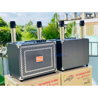 Loa Xách Tay Bluetooth MTMAX AT-T9 Plus Công Suất 150 - 200W, Bass 20, 1 Treble Cho Âm Thanh Mạnh Mẽ, Căng Ấm, Kèm 2 Micro Không Dây Cao Cấp, Chống Rè, Hú Hiệu Quả, Bảo Hành 12 Tháng