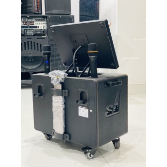 Loa Màn Hình Cao Cấp MTMAX 261 Pro Bass 26, 2 Trung, 2 Treble, Màn Hình 18 Inch, Công Suất Mạnh Mẽ Lên Đến 400W, Kèm 2 Micro Không Dây Bắt Sóng Xa