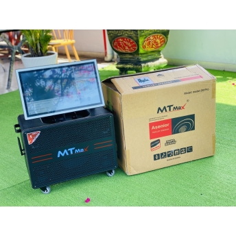 Loa Màn Hình Cao Cấp MTMAX 261 Pro Bass 26, 2 Trung, 2 Treble, Màn Hình 18 Inch, Công Suất Mạnh Mẽ Lên Đến 400W, Kèm 2 Micro Không Dây Bắt Sóng Xa