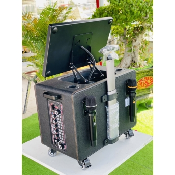 Loa Màn Hình Cao Cấp MTMAX 261 Pro Bass 26, 2 Trung, 2 Treble, Màn Hình 18 Inch, Công Suất Mạnh Mẽ Lên Đến 400W, Kèm 2 Micro Không Dây Bắt Sóng Xa