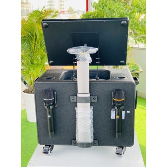 Loa Màn Hình Cao Cấp MTMAX 261 Pro Bass 26, 2 Trung, 2 Treble, Màn Hình 18 Inch, Công Suất Mạnh Mẽ Lên Đến 400W, Kèm 2 Micro Không Dây Bắt Sóng Xa