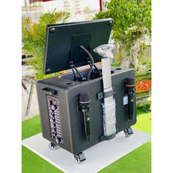 Loa Màn Hình Cao Cấp MTMAX 261 Pro Bass 26, 2 Trung, 2 Treble, Màn Hình 18 Inch, Công Suất Mạnh Mẽ Lên Đến 400W, Kèm 2 Micro Không Dây Bắt Sóng Xa