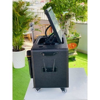 Loa Màn Hình Cao Cấp MTMAX 261 Pro Bass 26, 2 Trung, 2 Treble, Màn Hình 18 Inch, Công Suất Mạnh Mẽ Lên Đến 400W, Kèm 2 Micro Không Dây Bắt Sóng Xa