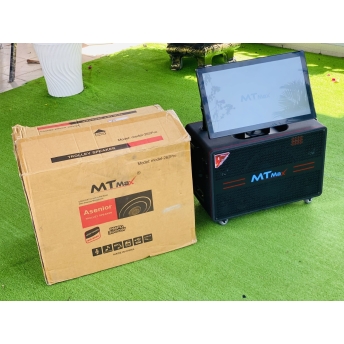 Loa Màn Hình Cao Cấp MTMAX 262 Pro Màn Hình 21 Inch Sắc Nét Bass 30, 2 Trung, 2 Treble Công Suất Lên Đến 500W, Kèm 2 Micro Không Dây Hát Karaoke, Đám Cưới