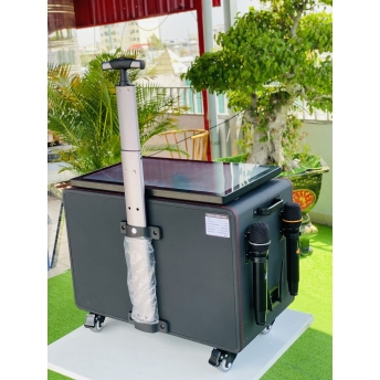 Loa Màn Hình Cao Cấp MTMAX 262 Pro Màn Hình 21 Inch Sắc Nét Bass 30, 2 Trung, 2 Treble Công Suất Lên Đến 500W, Kèm 2 Micro Không Dây Hát Karaoke, Đám Cưới