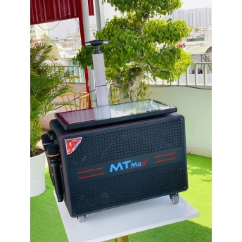 Loa Màn Hình Cao Cấp MTMAX 262 Pro Màn Hình 21 Inch Sắc Nét Bass 30, 2 Trung, 2 Treble Công Suất Lên Đến 500W, Kèm 2 Micro Không Dây Hát Karaoke, Đám Cưới