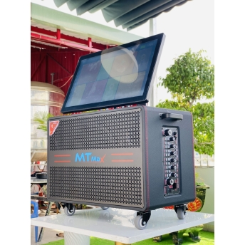 Loa Màn Hình Cao Cấp MTMAX 262 Pro Màn Hình 21 Inch Sắc Nét Bass 30, 2 Trung, 2 Treble Công Suất Lên Đến 500W, Kèm 2 Micro Không Dây Hát Karaoke, Đám Cưới