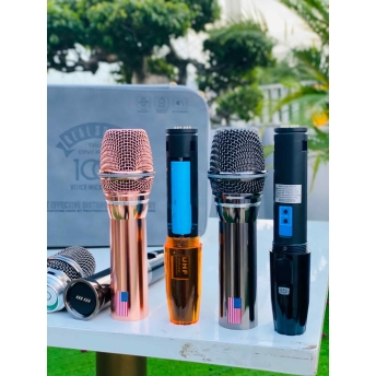 Bộ 4 Micro Không Dây Đa Năng MTMAX K72 - Hút Âm Tốt, Chống Hú Hiệu Quả - Sạc Pin Ngay Trên Mic – Đầu Thu Xoay 90 Độ