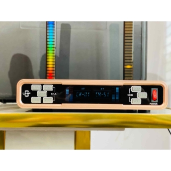 Micro Karaoke P2Plus UHF Siêu Độc Đáo Với Đèn LED RGB và Micro Hát Nhẹ, Hút Tiếng, Chống Hú Rít