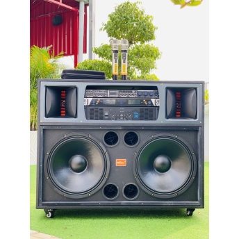 Loa Điện MTMAX BK15 Cao Cấp 4 Trong 1 – Sự Đột Phá Mới Trong Thiết Kế MTMAX Tích Hợp Micro, Vang Cơ, Cục Đẩy Với 2 Bass Lớn 4 Tấc Công Suất Đến 1500W