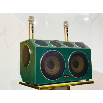 Loa Xách Tay Karaoke Bọc Da Cao Cấp MTMAX Y5 Pro Hệ Thống Bass Đôi 20, 8 Đường Tiếng Mạnh Mẽ, Tặng Kèm 2 Micro Không Dây Bắt Sóng Xa, Chống Hú, Karaoke Giải Trí Đa Năng