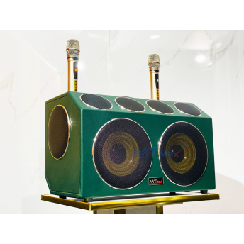 Loa Xách Tay Karaoke Bọc Da Cao Cấp MTMAX Y5 Pro Hệ Thống Bass Đôi 20, 8 Đường Tiếng Mạnh Mẽ, Tặng Kèm 2 Micro Không Dây Bắt Sóng Xa, Chống Hú, Karaoke Giải Trí Đa Năng
