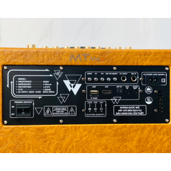 Loa Xách Tay Karaoke Bọc Da Cao Cấp MTMAX Y5 Pro Hệ Thống Bass Đôi 20, 8 Đường Tiếng Mạnh Mẽ, Tặng Kèm 2 Micro Không Dây Bắt Sóng Xa, Chống Hú, Karaoke Giải Trí Đa Năng
