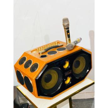 Loa Xách Tay Karaoke Bọc Da Cao Cấp MTMAX Y8 Pro Hệ Thống Bass Đôi 20, 16 Đường Tiếng Mạnh Mẽ, Tặng Kèm 2 Micro Không Dây Chống Hú, Hát Vang