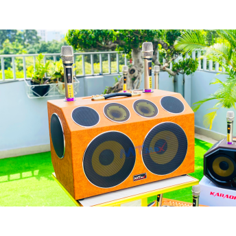 Loa Xách Tay Karaoke Bọc Da Cao Cấp MTMAX Y5 Pro Hệ Thống Bass Đôi 20, 8 Đường Tiếng Mạnh Mẽ, Tặng Kèm 2 Micro Không Dây Bắt Sóng Xa, Chống Hú, Karaoke Giải Trí Đa Năng