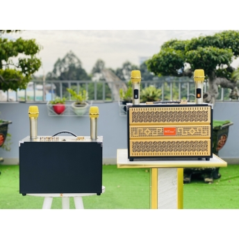 Loa Di Động Karaoke 10 Nút MTMAX B52+ Viền Sắt Bass20 Chỉnh Bass, Treble, Delay, Echo Đa Dạng Cổng Kết Nối Âm Thanh Chân Thực Chi Tiết