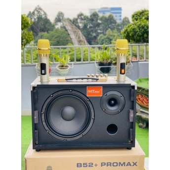 Loa Di Động Karaoke 10 Nút MTMAX B52+ Viền Sắt Bass20 Chỉnh Bass, Treble, Delay, Echo Đa Dạng Cổng Kết Nối Âm Thanh Chân Thực Chi Tiết