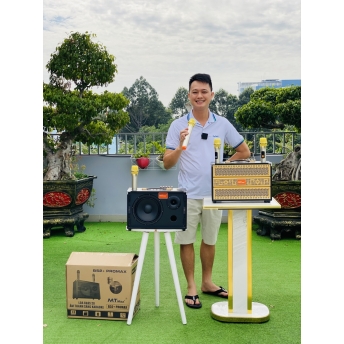 Loa Di Động Karaoke 10 Nút MTMAX B52+ Viền Sắt Bass20 Chỉnh Bass, Treble, Delay, Echo Đa Dạng Cổng Kết Nối Âm Thanh Chân Thực Chi Tiết