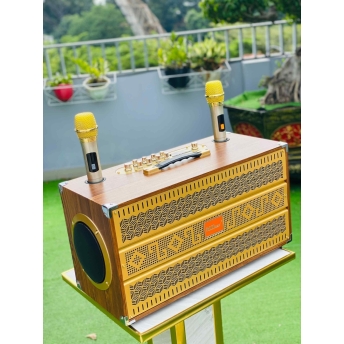 Loa Di Động Karaoke 6 Đường Tiếng MTMAX E9Pro Viền Sắt 8 Cạnh 6 Đường Tiếng Bass đôi 20 Chỉnh Bass, Treble, Delay, Echo Đa Dạng Cổng Kết Nối Âm Thanh Chân Thực Chi Tiết