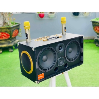 Loa Di Động Karaoke 6 Đường Tiếng MTMAX E9Pro Viền Sắt 8 Cạnh 6 Đường Tiếng Bass đôi 20 Chỉnh Bass, Treble, Delay, Echo Đa Dạng Cổng Kết Nối Âm Thanh Chân Thực Chi Tiết