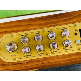 Loa Di Động Karaoke 6 Đường Tiếng MTMAX E9Pro Viền Sắt 8 Cạnh 6 Đường Tiếng Bass đôi 20 Chỉnh Bass, Treble, Delay, Echo Đa Dạng Cổng Kết Nối Âm Thanh Chân Thực Chi Tiết