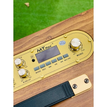 Loa Di Động Karaoke 6 Đường Tiếng MTMAX E9Pro Viền Sắt 8 Cạnh 6 Đường Tiếng Bass đôi 20 Chỉnh Bass, Treble, Delay, Echo Đa Dạng Cổng Kết Nối Âm Thanh Chân Thực Chi Tiết