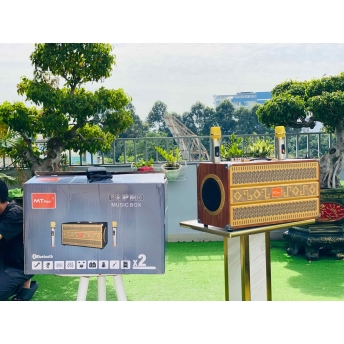 Loa Di Động Karaoke 6 Đường Tiếng MTMAX E9Pro Viền Sắt 8 Cạnh 6 Đường Tiếng Bass đôi 20 Chỉnh Bass, Treble, Delay, Echo Đa Dạng Cổng Kết Nối Âm Thanh Chân Thực Chi Tiết