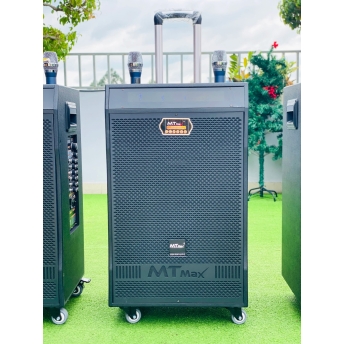 Loa Kéo Karaoke Cao Cấp MTMAX 1003 Hệ Thống Bass 40, 1 Trung,1 Treble,  Công Suất Cực Đại 1000W Chip DSP Siêu Hiện Đại, Kèm 2 Micro UHF Cao Cấp, Nâng Tone Giọng, Trong Trẻo