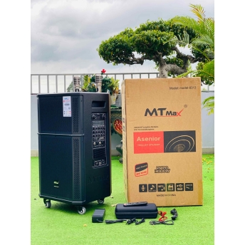 Loa Karaoke Gia Đình Vip LUXURY - Loa Kéo MTMAX 8313 Chip DSP Siêu Hiện Đại, Dàn Karaoke Di Động, Loa 7 Đường Tiếng Bass 40 Công Suất Đến 1500W Kèm 2 Micro UHF Cao Cấp, Nhẹ Hơi, Nâng Giọng | Cất Giọng Lên Bạn Sẽ Không Còn Sự Lựa Chọn