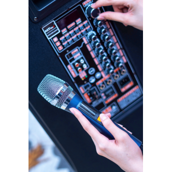 Loa Kéo Karaoke MTMAX 1002 Hệ Thống Bass 30, 1 Trung, 1 Treble, Công Suất 450 -  500W, Kèm 2 Micro Bắt Sóng Xa, Chống Hú, Loa Chơi Được Từ 30 Người Trở Lên, Karaoke Gia Đình, Phòng Trà