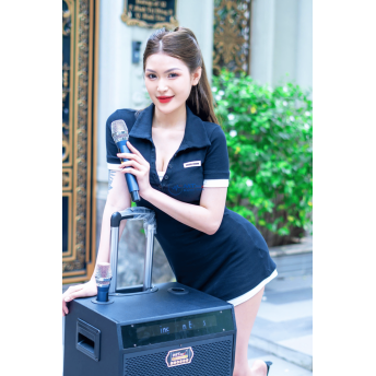 Loa Kéo Karaoke MTMAX 1002 Hệ Thống Bass 30, 1 Trung, 1 Treble, Công Suất 450 -  500W, Kèm 2 Micro Bắt Sóng Xa, Chống Hú, Loa Chơi Được Từ 30 Người Trở Lên, Karaoke Gia Đình, Phòng Trà