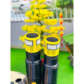 Loa Karaoke Xách Tay Bọc Da Cao Cấp MTMAX V2 Pro 11 Đường Tiếng, Bass Đôi 25CM, 3 Treble, 8 Trung, Công Suất Cực Đại 1500W, Kèm 2 Micro Không Dây Hiện Đại, Chống Hú