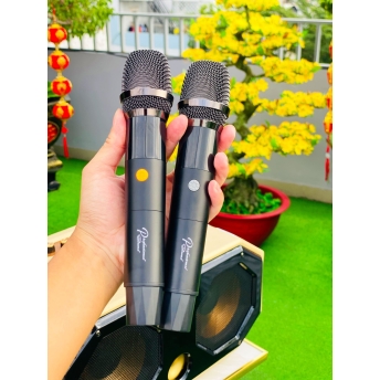 Loa Karaoke Xách Tay Bọc Da Cao Cấp MTMAX V2 Pro 11 Đường Tiếng, Bass Đôi 25CM, 3 Treble, 8 Trung, Công Suất Cực Đại 1500W, Kèm 2 Micro Không Dây Hiện Đại, Chống Hú