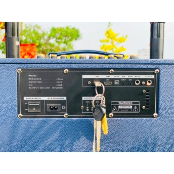 Loa Karaoke Xách Tay Bọc Da Cao Cấp MTMAX V2 Pro 11 Đường Tiếng, Bass Đôi 25CM, 3 Treble, 8 Trung, Công Suất Cực Đại 1500W, Kèm 2 Micro Không Dây Hiện Đại, Chống Hú